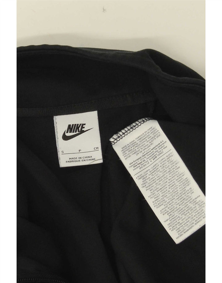 Moletom Nike feminino oversized com zíper e gola alta UK 10 pequeno preto