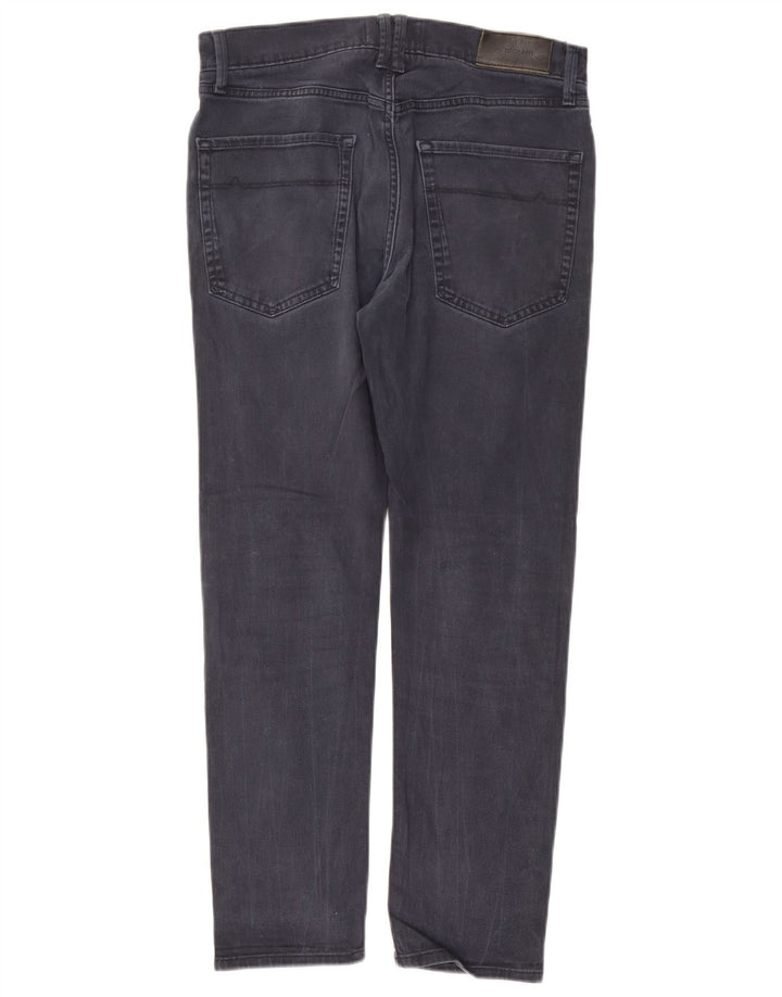 Marks & Spencer Masculino Autograph Slim Jeans W30 L29 Azul Marinho Algodão
