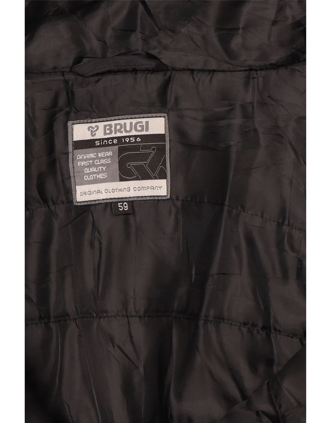 Jaqueta corta-vento masculina Brugi com capuz tamanho 59 3XL preta