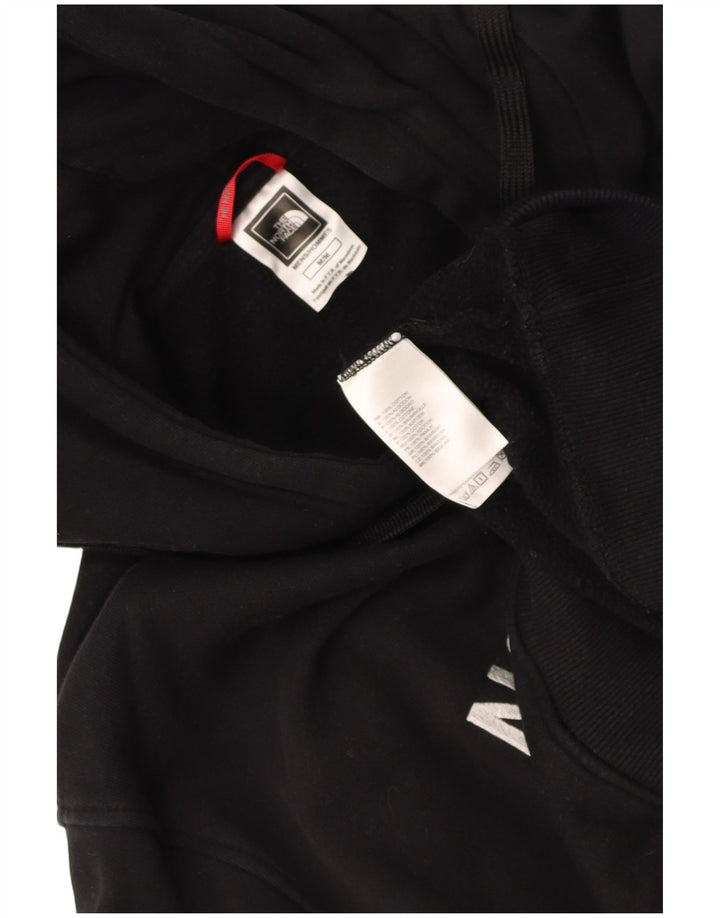 THE NORTH FACE moletom com capuz gráfico masculino médio algodão preto