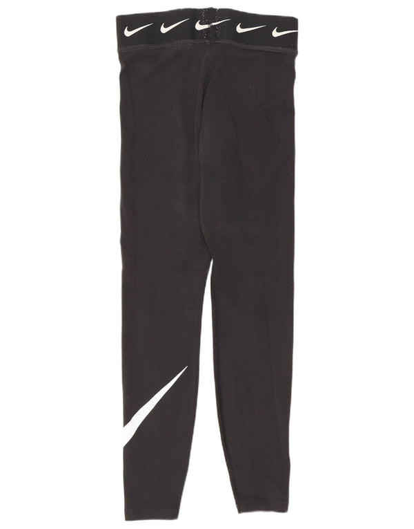 Leggings Nike Femininas Graphic UK 8 Pequenas Algodão Preto