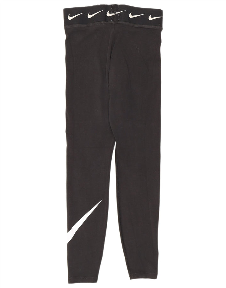 Leggings Nike Femininas Graphic UK 8 Pequenas Algodão Preto