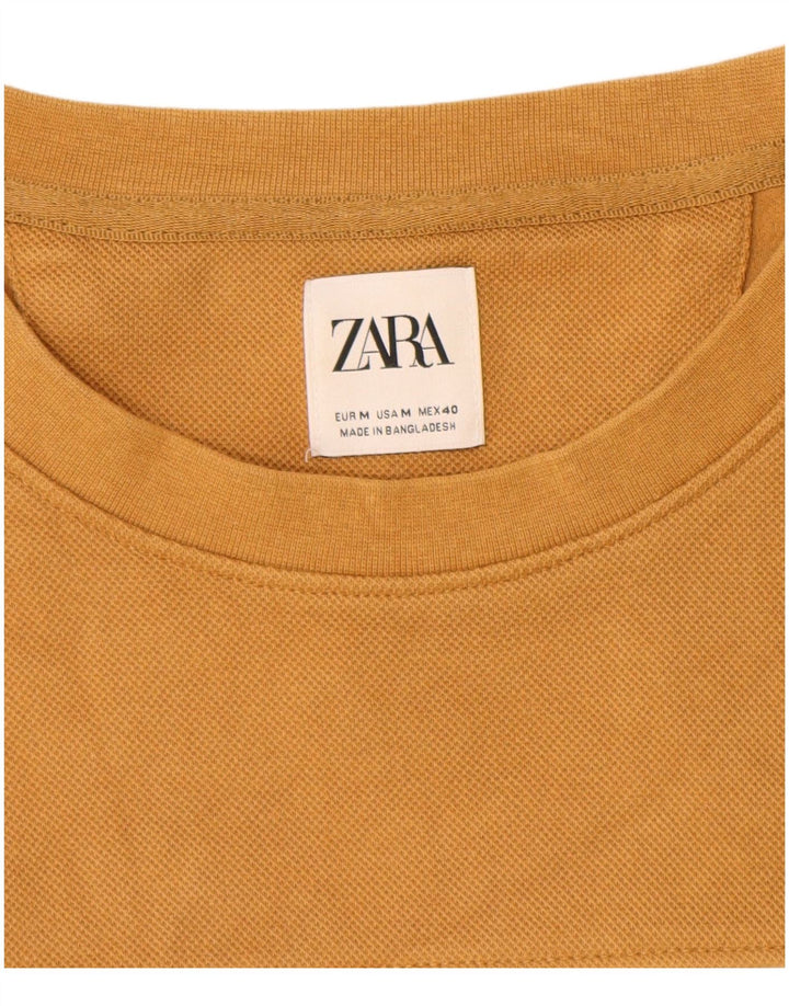 Zara moletom feminino jumper UK 14 bloco colorido médio multicolorido
