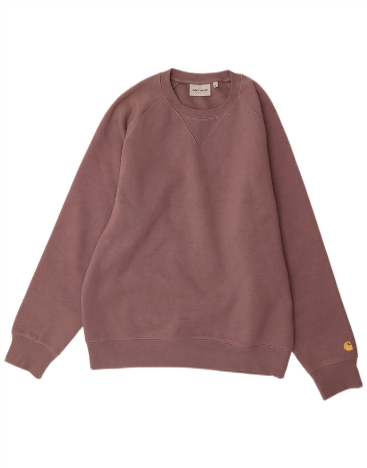 CARHARTT moletom masculino jumper médio algodão roxo