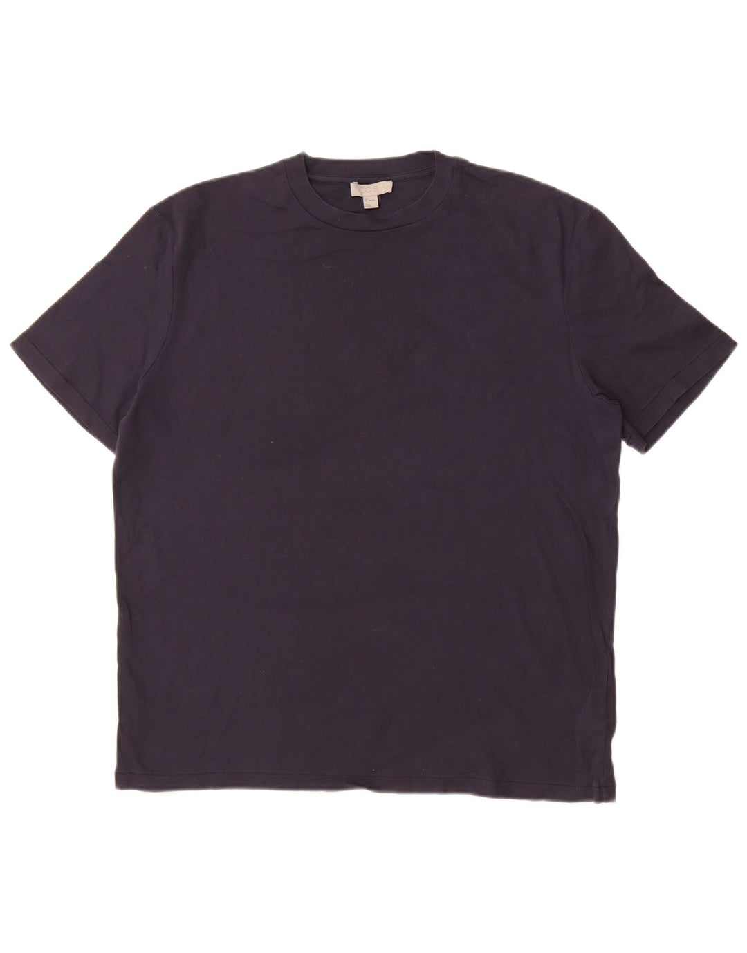 Cos Camiseta Masculina Top Grande Algodão Azul Marinho