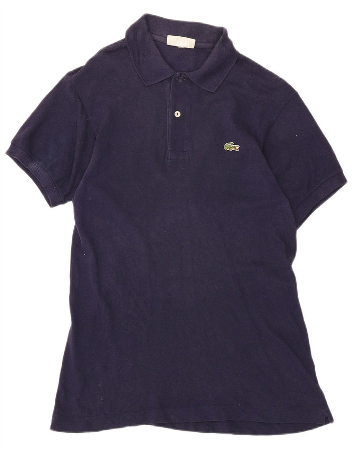 Camisa polo masculina Lacoste XS azul marinho algodão