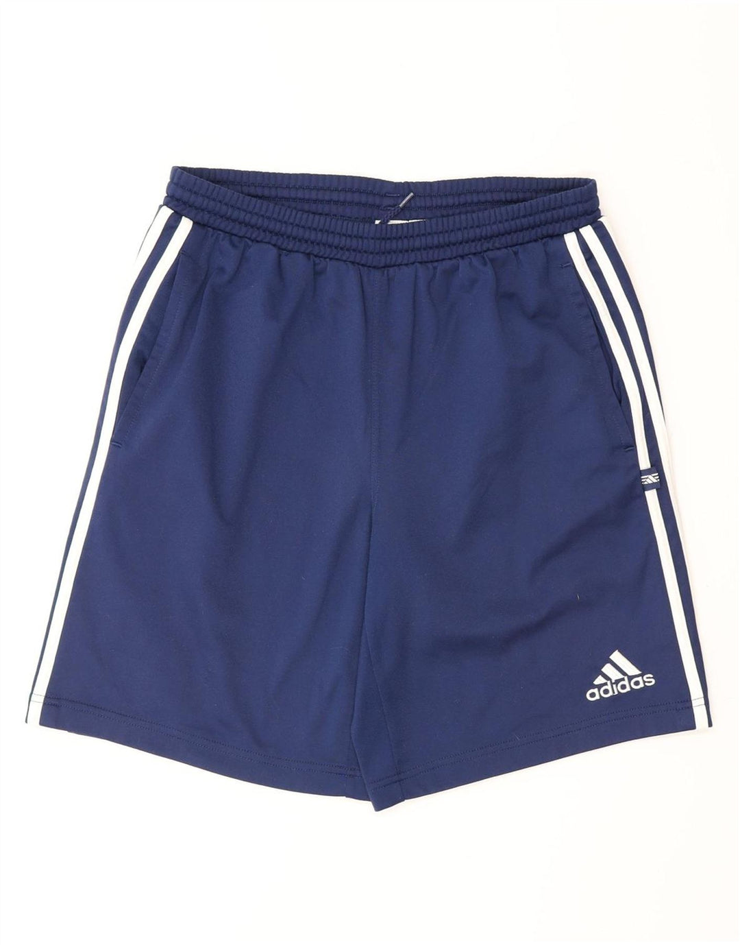 Shorts esportivos Adidas meninos 15-16 anos azul marinho poliéster
