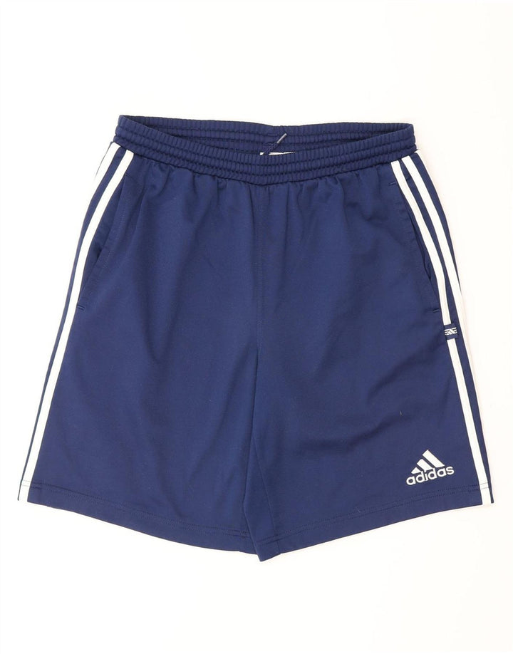 Shorts esportivos Adidas meninos 15-16 anos azul marinho poliéster