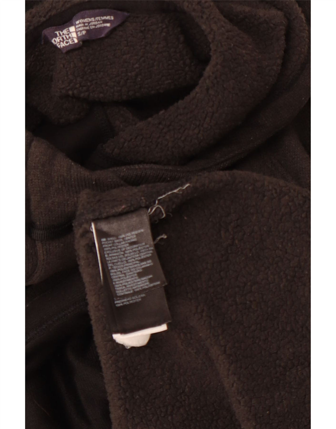 Suéter feminino com capuz e gola redonda THE NORTH FACE Reino Unido 10 pequeno poliéster cinza