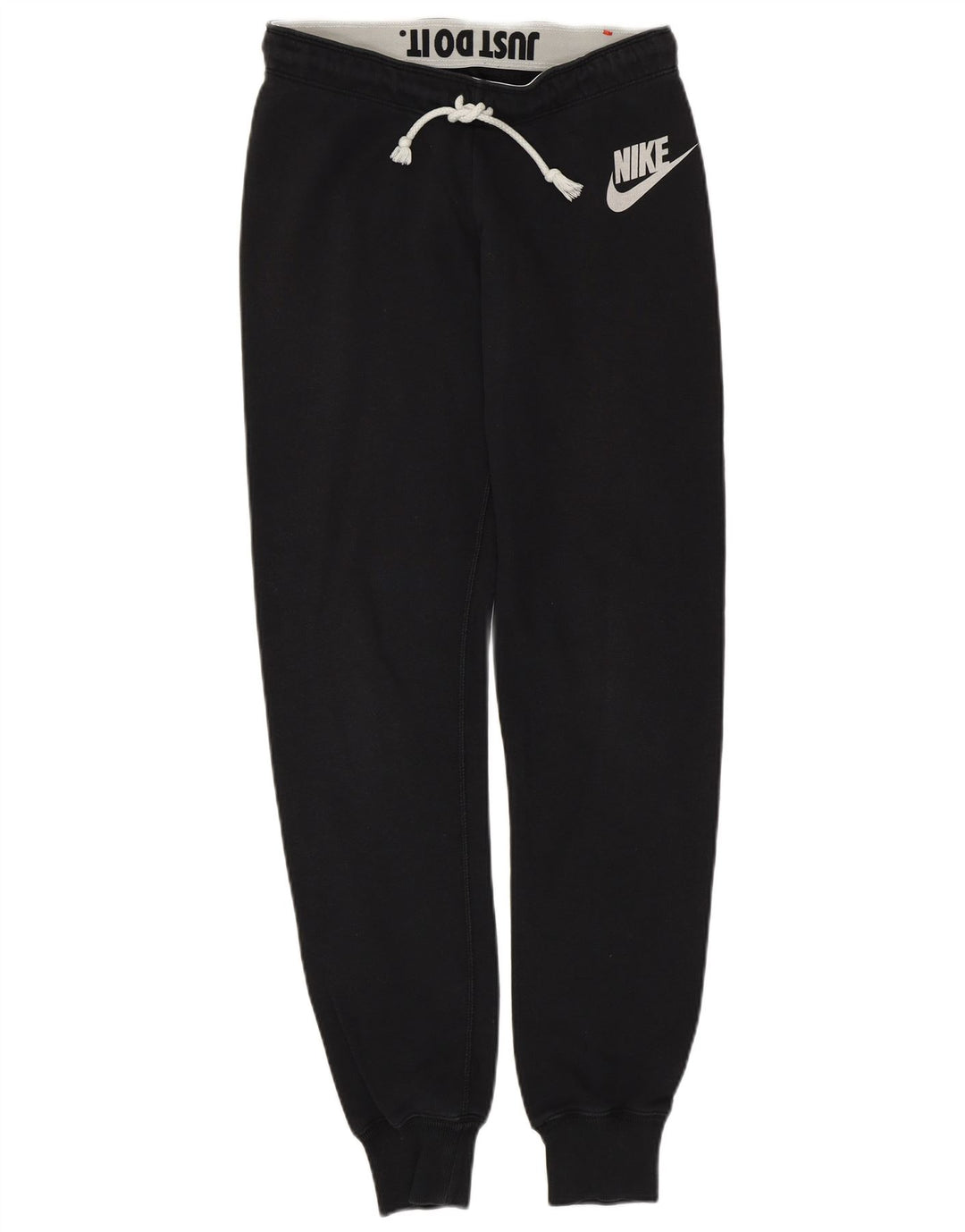 Calça de treino feminina Nike Joggers UK 10 pequeno algodão preto
