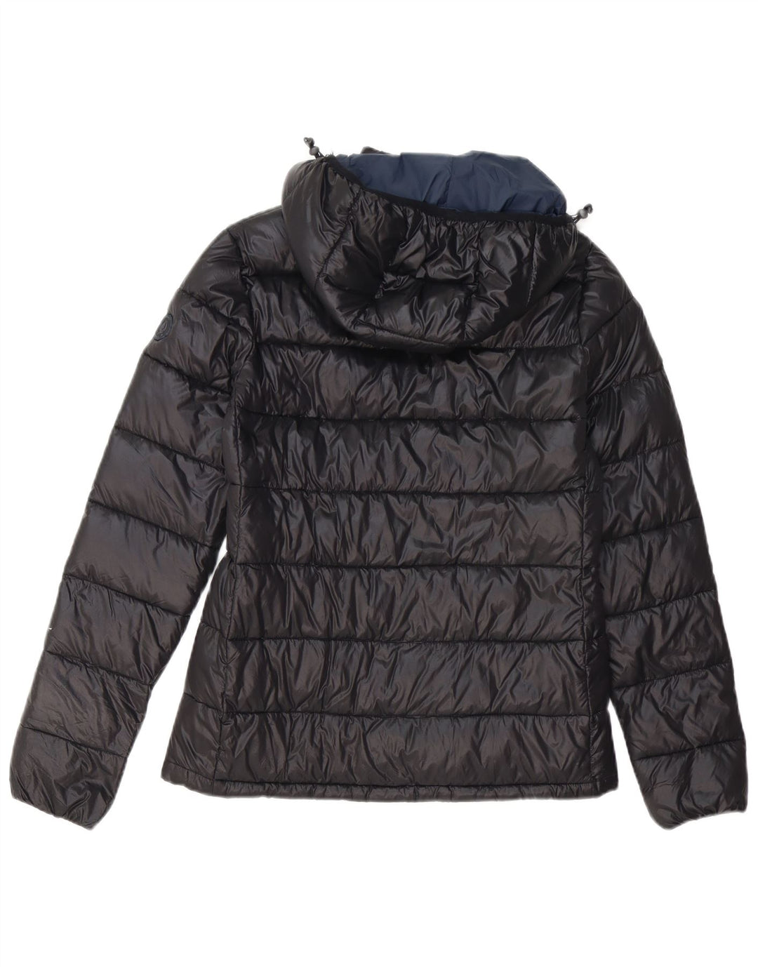 Jaqueta feminina acolchoada com capuz BEST COMPANY UK 14 poliéster preto médio