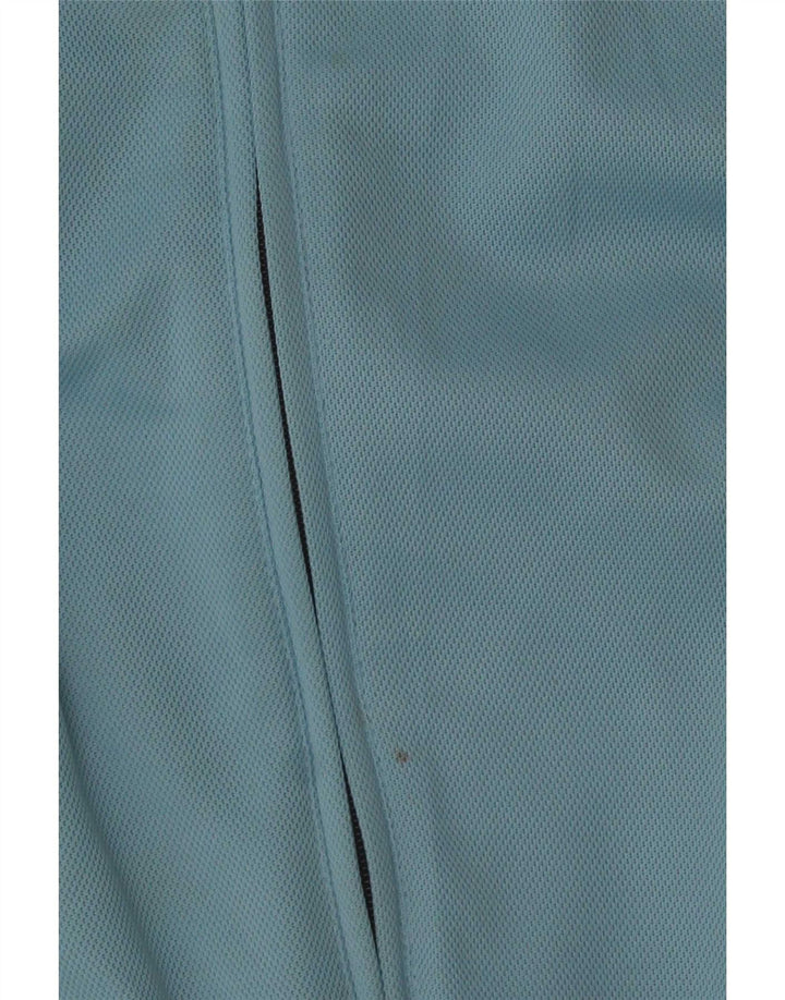 Diadora Mens Tracksuit Top Jacket UK 36 Small Blue Colourblock Poliéster