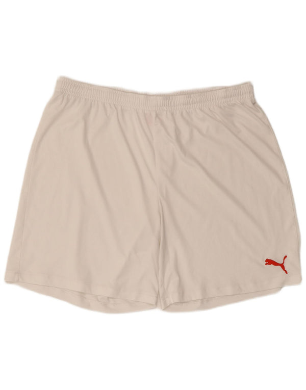 Shorts esportivos masculinos Puma 2XL branco