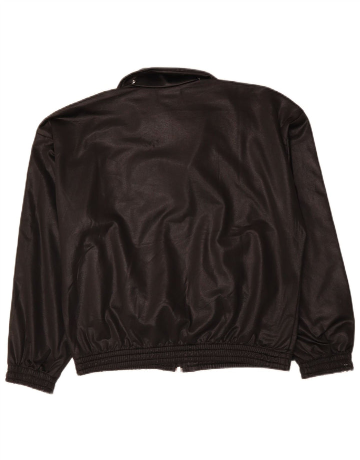 DIADORA feminino oversized gráfico completo agasalho Reino Unido 10 pequeno preto