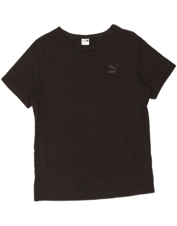 Camiseta masculina Puma grande algodão preto