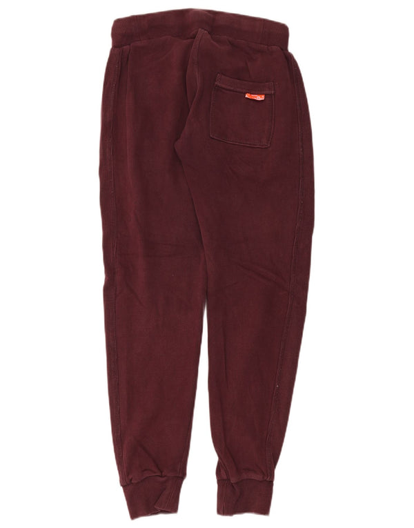 Calça de treino feminina Superdry Slim Fit Joggers UK 6 XS Borgonha