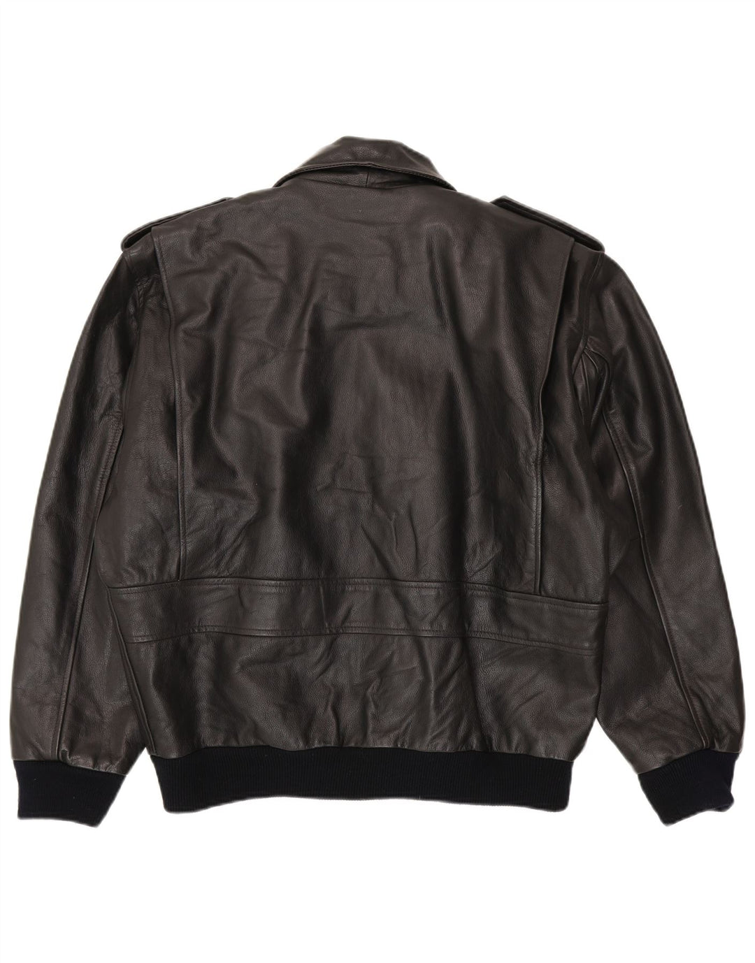 Jaqueta masculina vintage Shearling IT 48 média preta