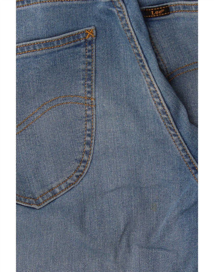 Lee Mens Brooklyn Straight Jeans W30 L32 Azul Algodão