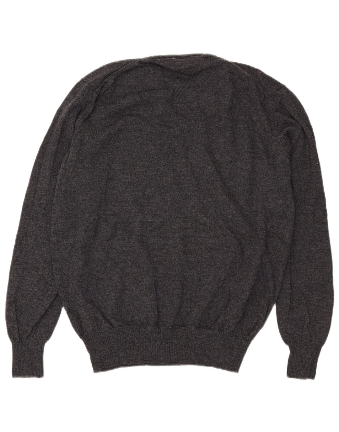 Suéter masculino Zara com decote em V XL cinza
