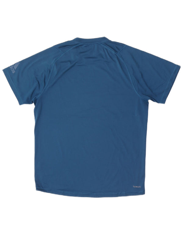 Camiseta Adidas Masculina Climalite Graphic Top Grande Azul