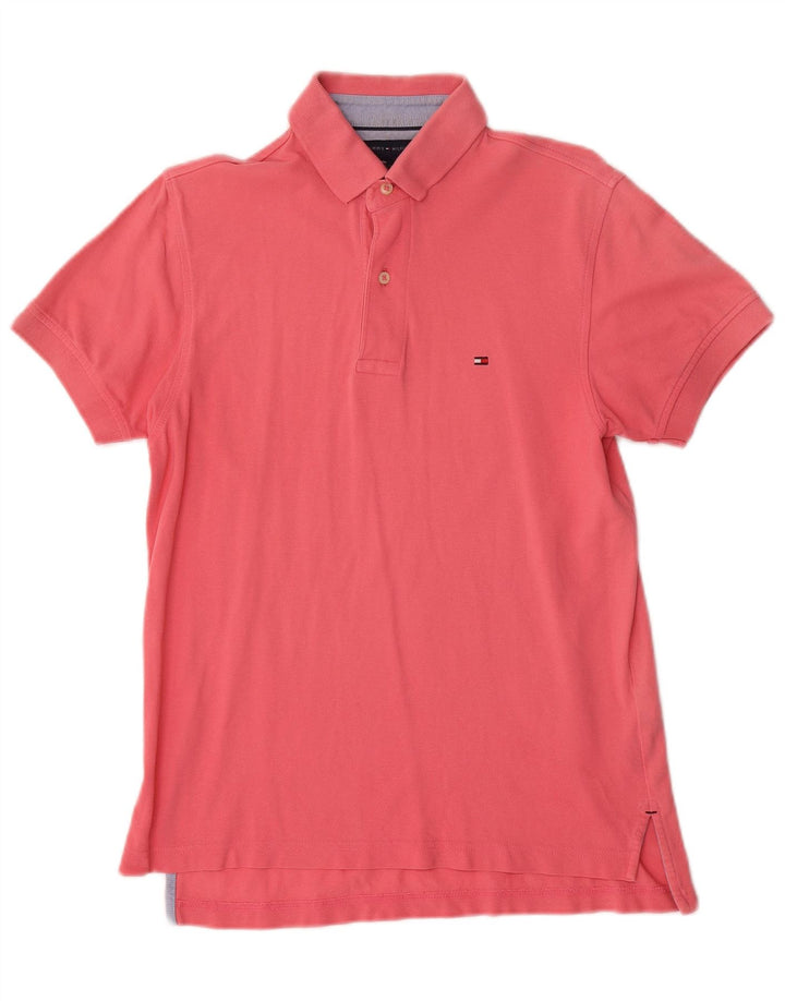 Camisa polo masculina TOMMY HILFIGER XS algodão rosa