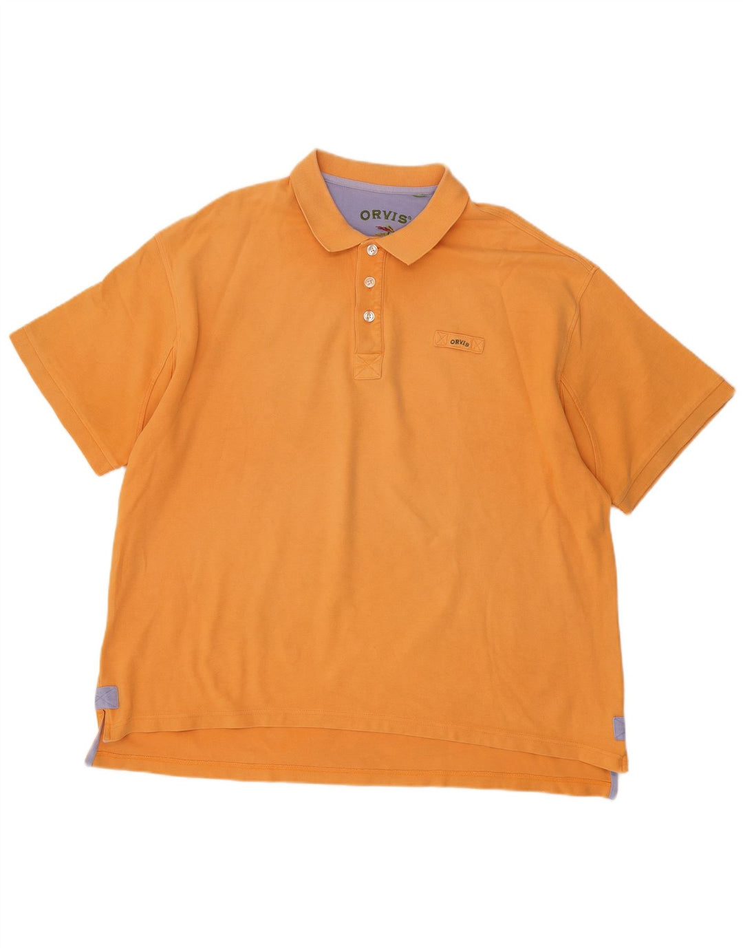 Camisa polo masculina Orvis 3XL laranja