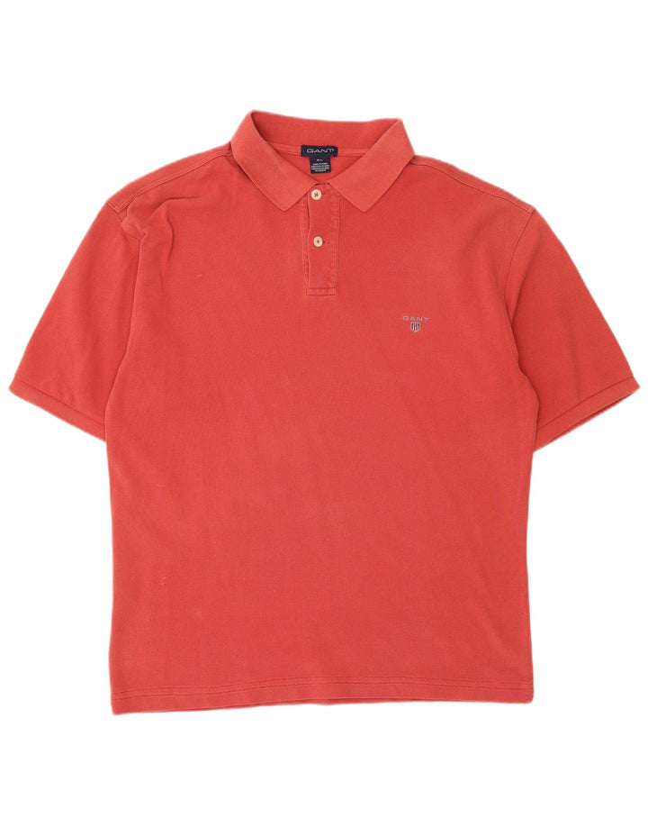 Camisa polo masculina GANT XL algodão vermelho