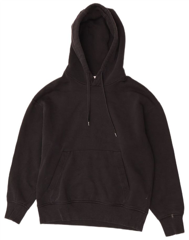 Zara Mens Hoodie Jumper Pequeno Preto