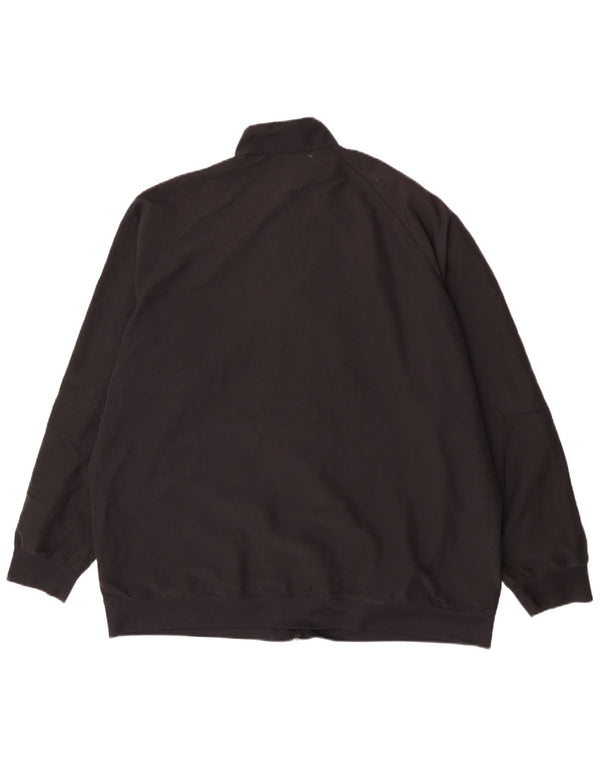 Adidas Mens Treino Top Jacket 2XL Preto Poliéster Esportes