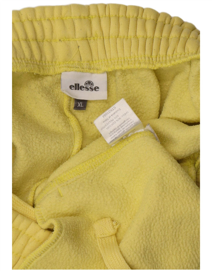 Shorts esportivos masculinos ELLESSE XL algodão amarelo