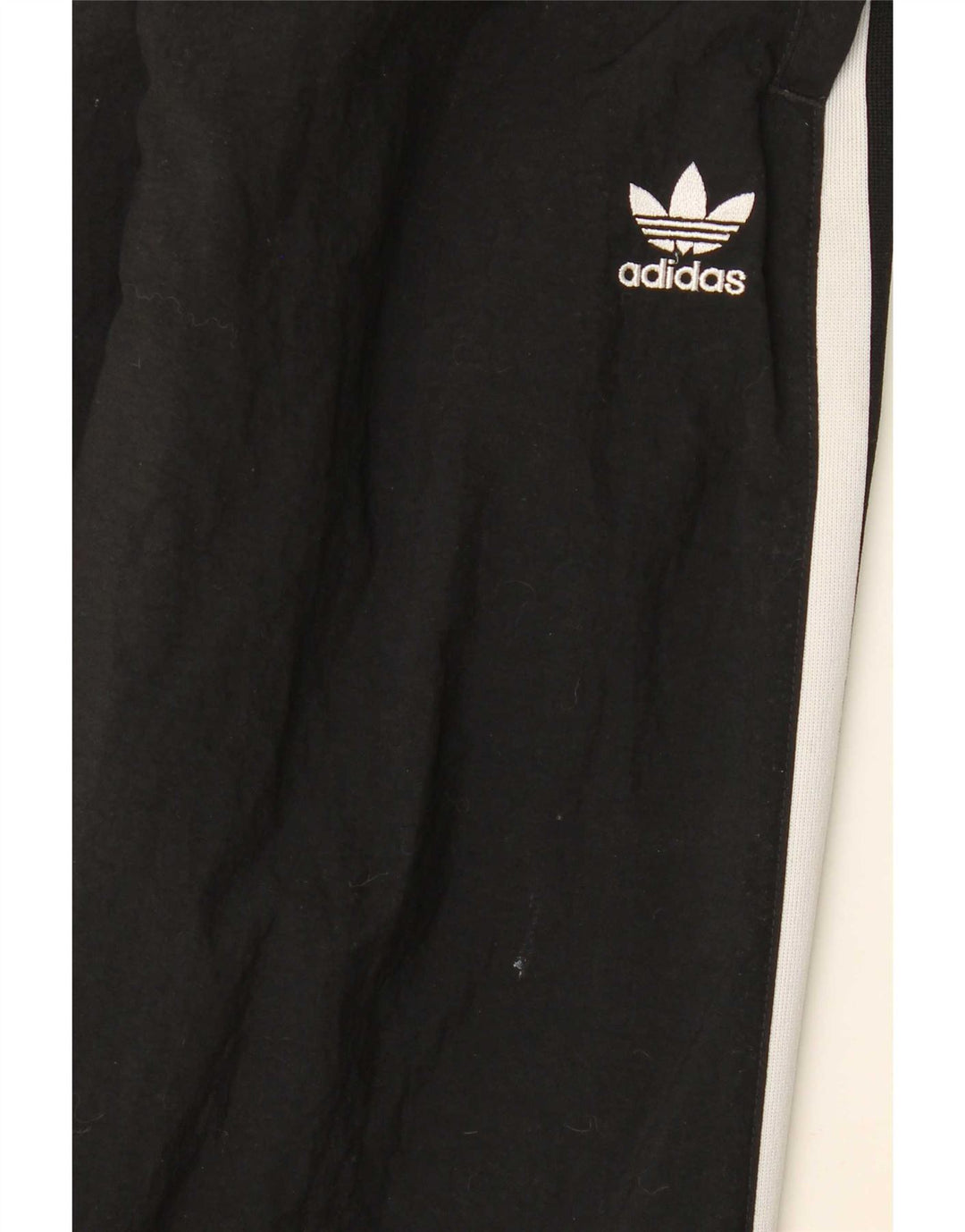 Adidas Womens Tracksuit Calças Joggers UK 8 Pequeno Poliéster Preto