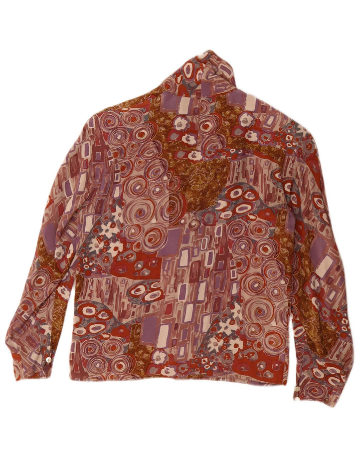 Blusa feminina Fiorella Rubino UK 8 pequena multicolorida