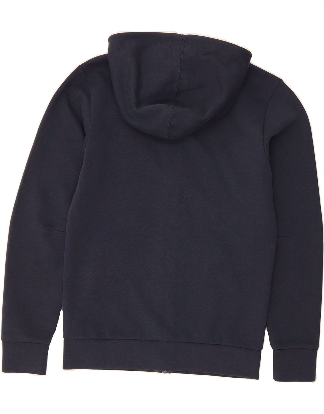 ADIDAS Mens Zip Hoodie Sweater Small Navy Blue Cotton Vintage Adidas and Second-Hand Adidas from Messina Hembry 