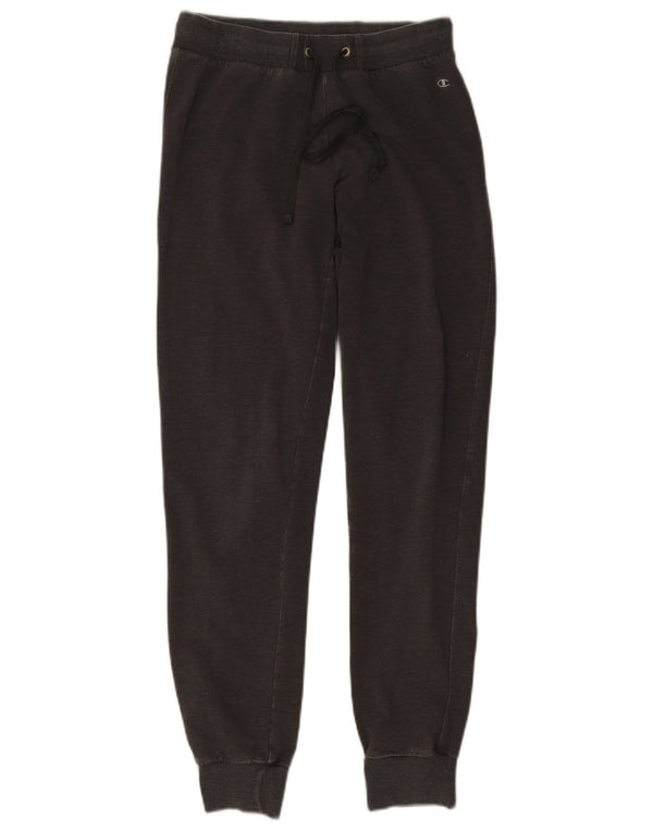 Calça esportiva feminina Champion Heritage Fit Joggers UK 8 pequena cinza