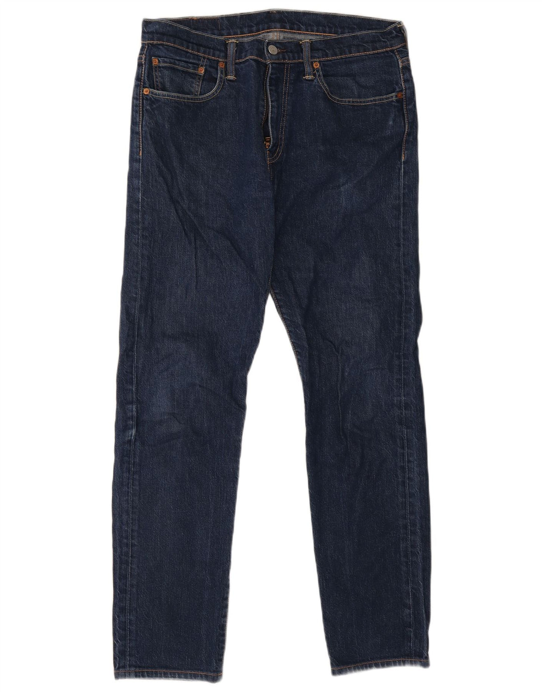 Levi's Masculino 502 Tapered Jeans W32 L30 Azul Algodão