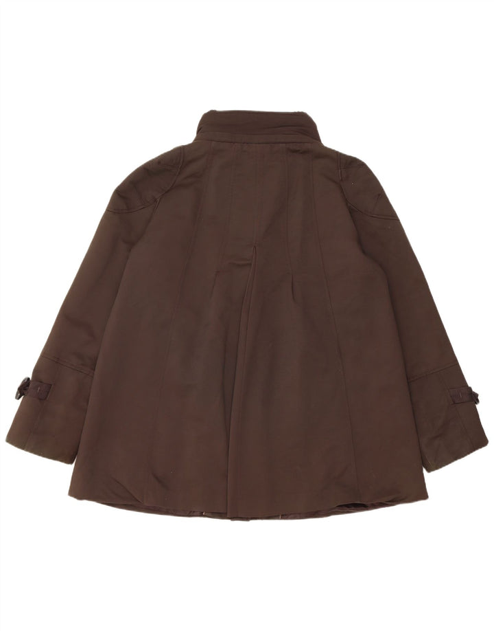 Jaqueta Duffle Feminina Zara UK 18 XL Marrom
