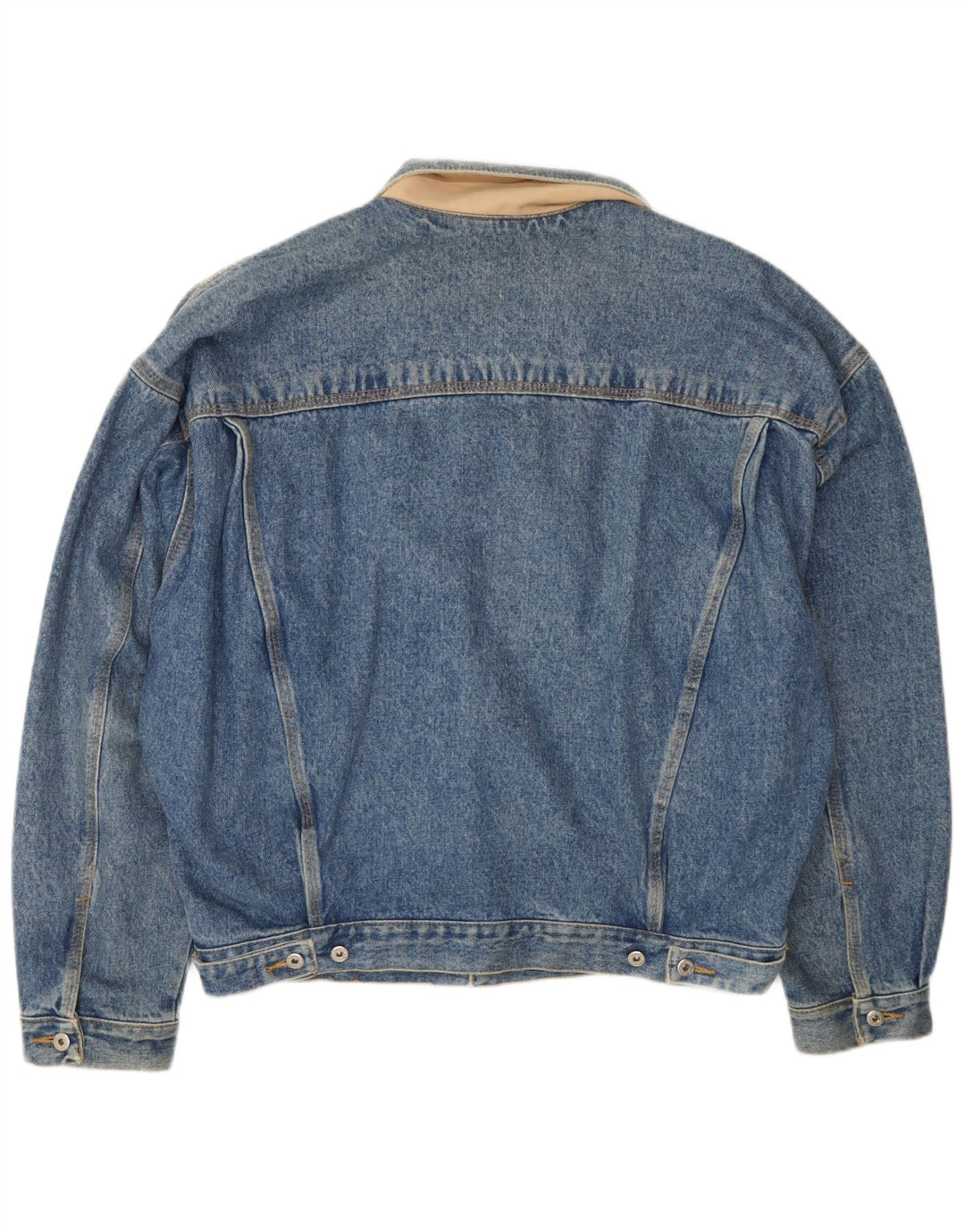 GENERAL COMPANY Mens Denim Jacket UK 42 XL Blue