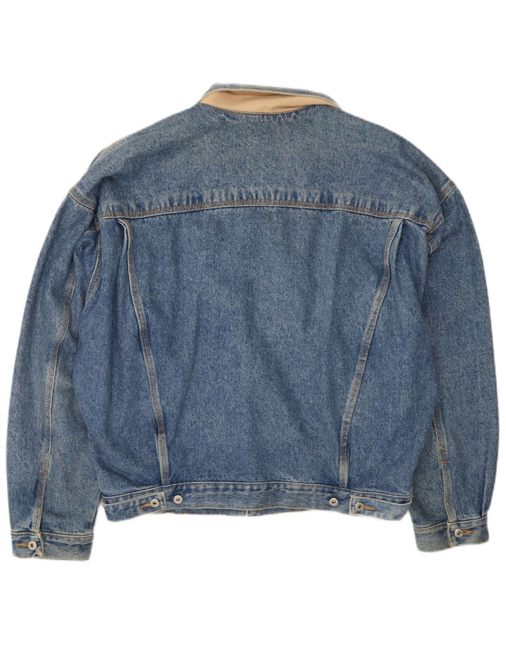 GENERAL COMPANY Mens Denim Jacket UK 42 XL Blue