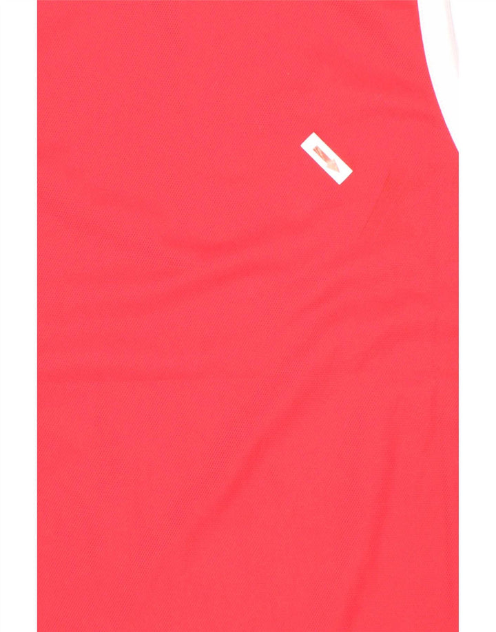 Adidas Menino Colete Top 13-14 Anos Vermelho Colorblock Poliéster