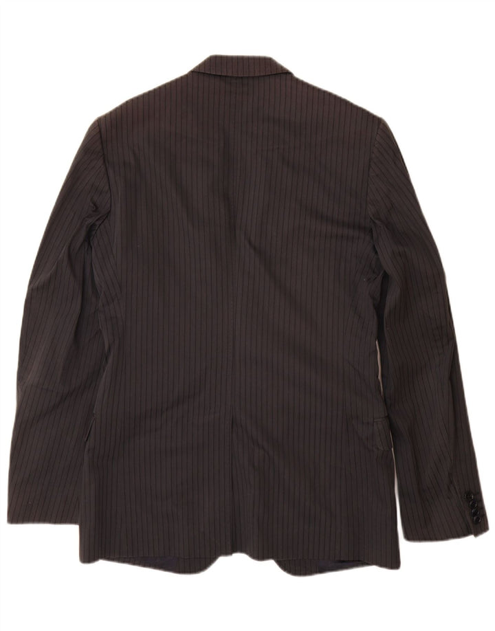 Jaqueta Blazer Masculina Dolce & Gabbana IT 48 Riscas Azul Marinho Médio