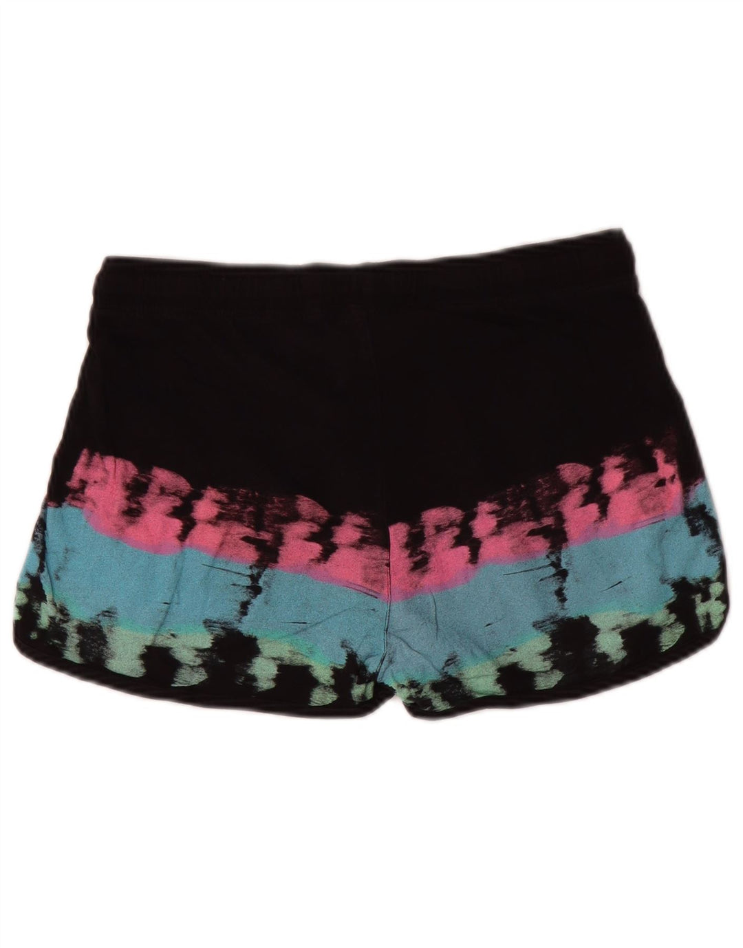 Shorts esportivos femininos CHAMPION 15-16 anos 2XL preto tie-dye algodão
