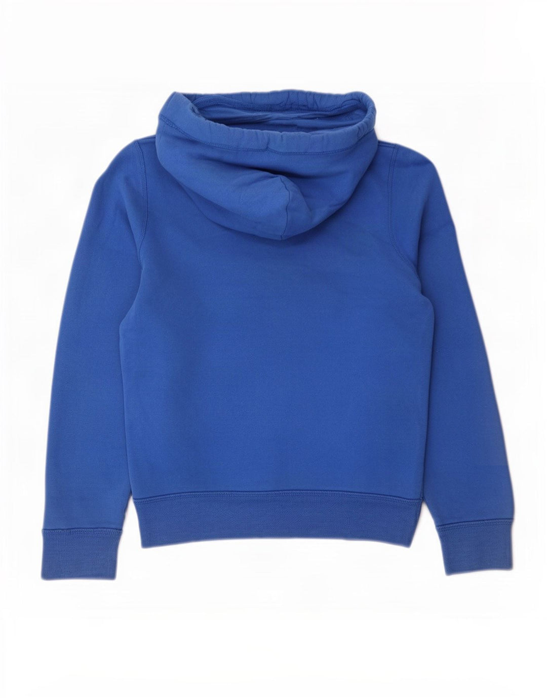 Hollister masculino gráfico moletom com capuz médio algodão azul
