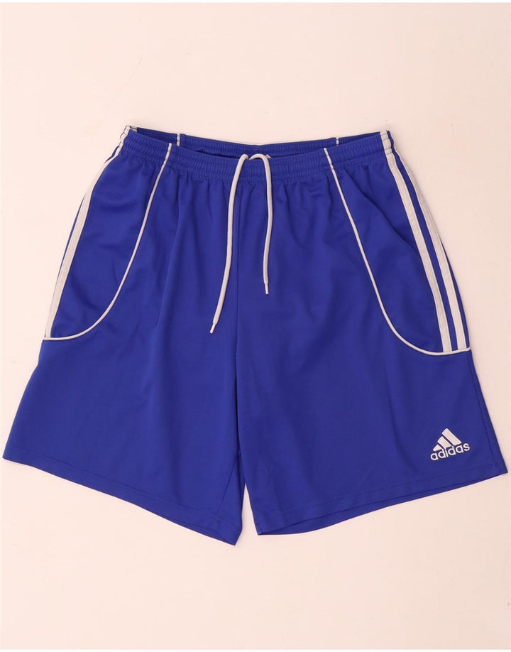 Adidas Masculino Climalite Sport Shorts Grande Azul Poliéster