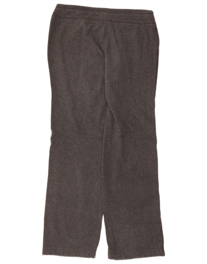 Calça de treino feminina EDDIE BAUER UK 10 algodão cinza pequeno