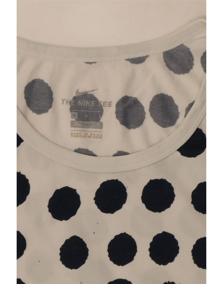 Colete Nike Masculino Dri Fit Top Médio Branco Polka Dot