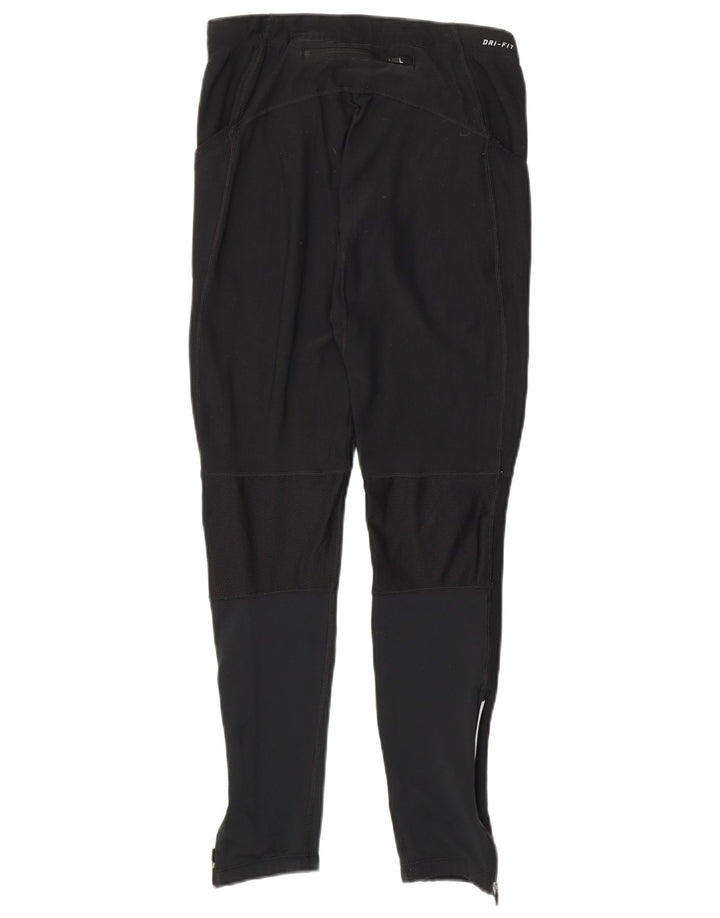 Leggings Nike Dri Fit UK 12 Médio Preto Colourblock Poliéster