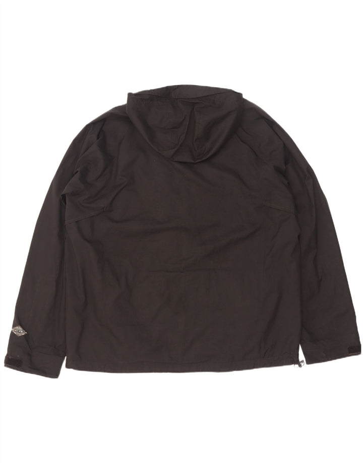 Columbia Mens Titanium Hooded Rain Jacket UK 42 XL Poliéster Preto