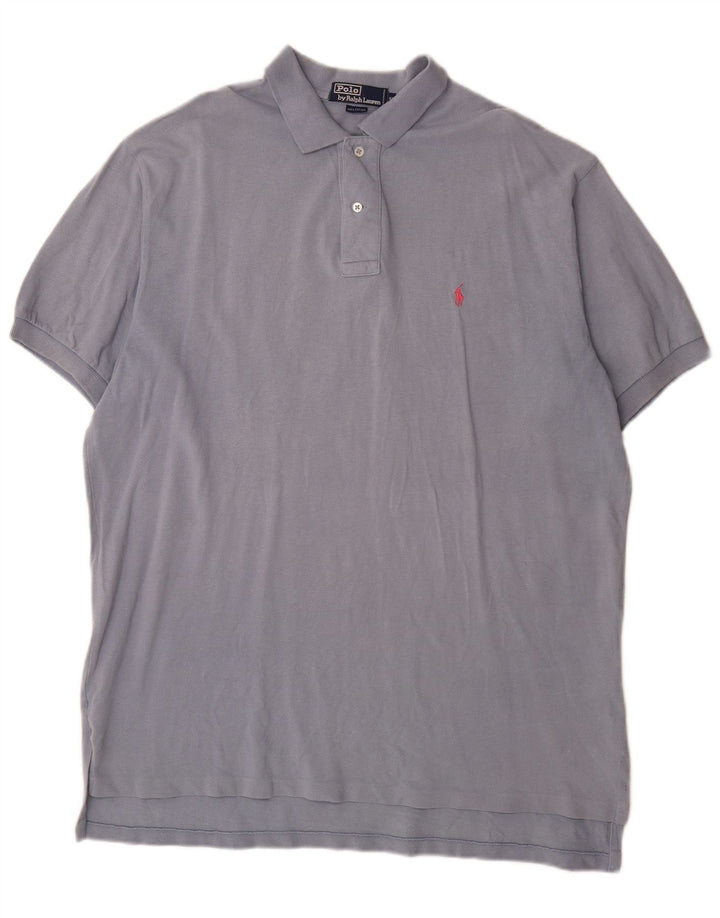 Polo Ralph Lauren Camisa masculina XL algodão cinza