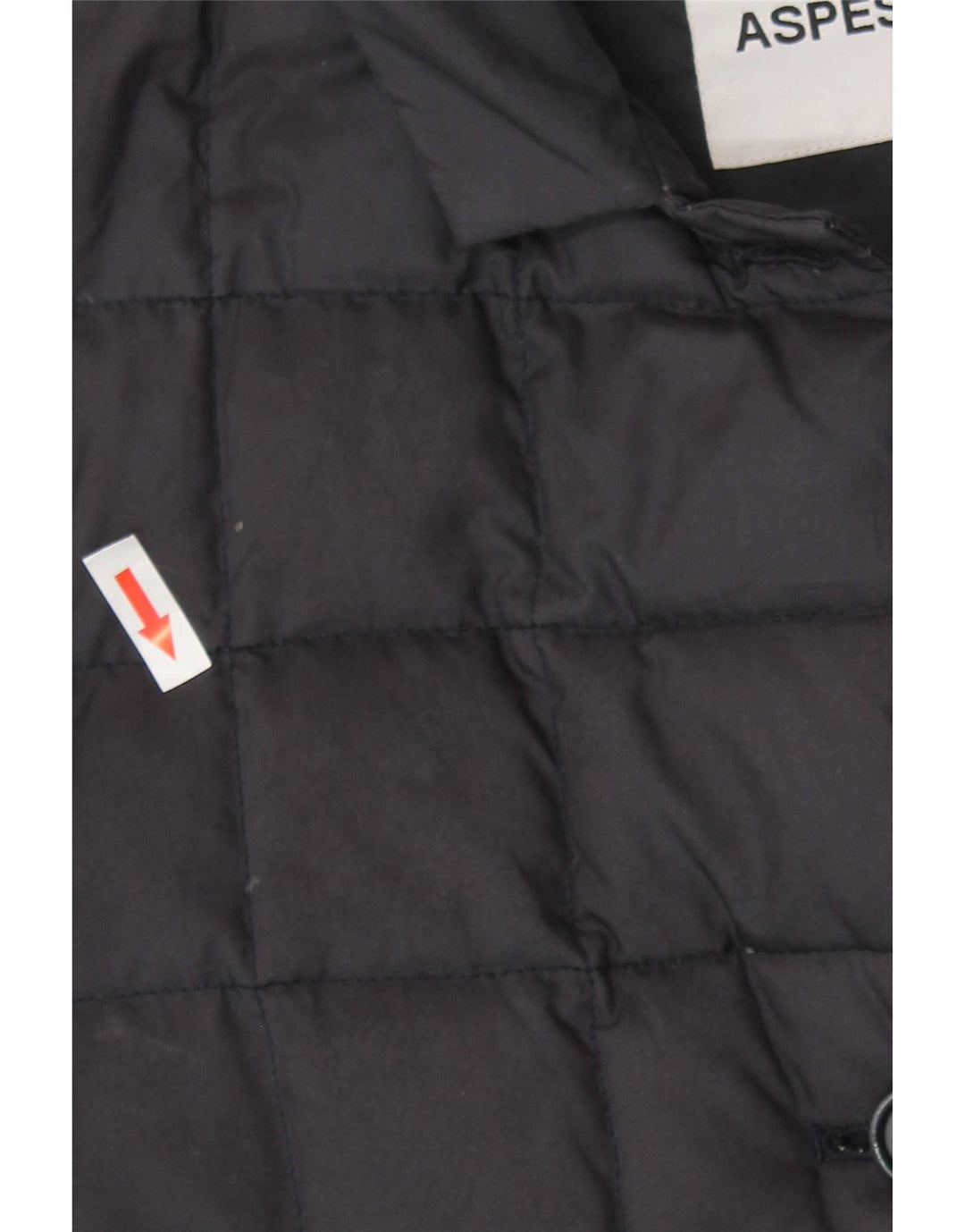 Jaqueta acolchoada feminina Aspesi UK 18 XL azul marinho
