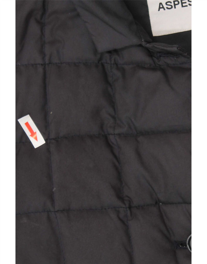 Jaqueta acolchoada feminina Aspesi UK 18 XL azul marinho